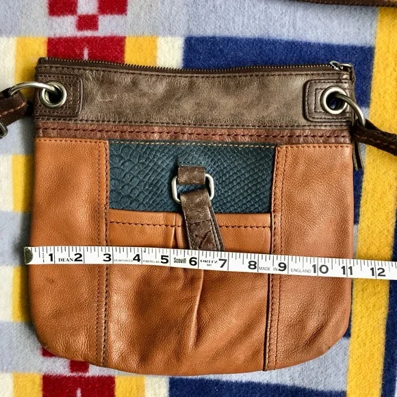 The Sak Genuine Leather Multi Color Crossbody Purse - Picture 12 of 16